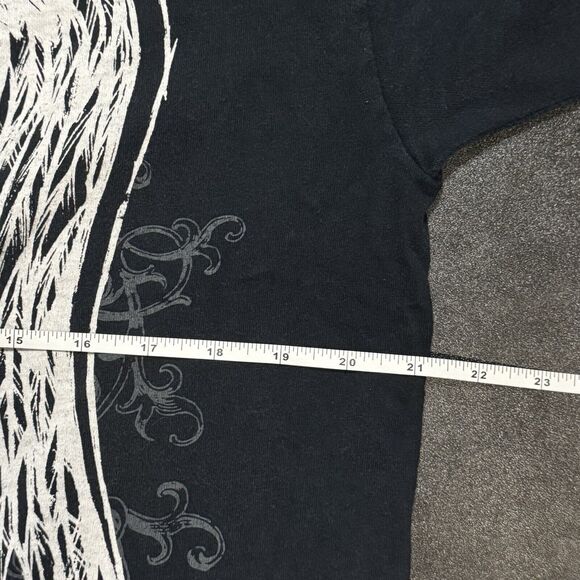 Vintage‎ Y2K T-Shirt Mens XL Revolution Cross Wings Graphic Pinkman - Picture 5 of 6